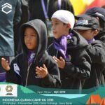 Acara apel akbar di Indonesia Qur'an Camp KU 2019 kemahnya para penghafal Qur'an - STP SD Khoiru Ummah sekolah tahfizh tahfidz unggulan terbaik penghafal Al Quran di Bandung