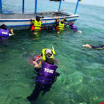 Siswa Khoiru Ummah Bandung melakukan snorkeling - STP SD Khoiru Ummah sekolah tahfizh tahfidz unggulan terbaik penghafal Al Quran di Bandung