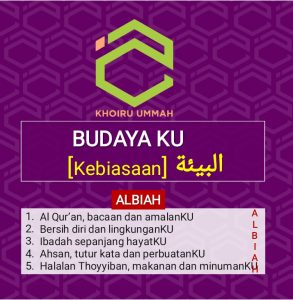 Budaya AL BIAH KU- STP SD Khoiru Ummah sekolah tahfidz unggulan tahfizh terbaik bagus penghafal Al Quran di Bandung 