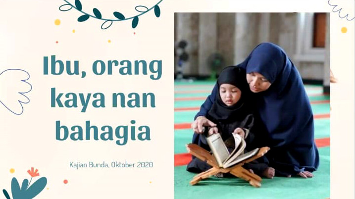 Kajian Bunda Okt 2020 - STP SD Khoiru Ummah sekolah tahfidz unggulan sekolah islam tahfizh terbaik bagus penghafal Al Quran di Bandung