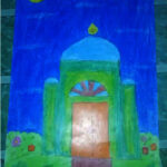 Poster Maulid Nabi karya siswa Sekolah Tahfizh Khoiru Ummah Bandung - STP SD Khoiru Ummah sekolah tahfidz unggulan sekolah islam tahfizh terbaik bagus penghafal Al Quran di Bandung